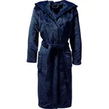 REDBEST Bademantel Unisex-Bademantel "Perris" mit Kapuze, Rückenlänge cm: 129/lang (ab 111 cm):, Fleece, mit Kapuze/mit Aufsatztasche:, default, Fleece Uni blau Rückenlänge cm: 129/lang (ab 111 cm): | XXL