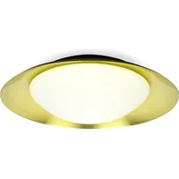 FARO Seitendeckenleuchte SIDE 390 15W Schwarz, Gold