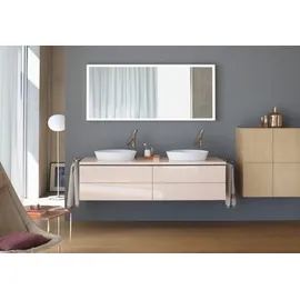 Duravit L-Cube 72x47,7cm, sw hgl, für Konsole, 1 Auszug