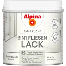 Alpina Bad & Küche Fliesenlack Weiß seidenmatt 0,5 l
