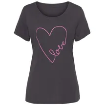 VIVANCE DREAMS Damen Shorty anthrazit, anthrazit gemustert Gr.44/46