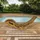 prestige home living outdoor Ergonomische Schwungliege aus Akazienholz - FSC® zertifiziert