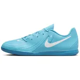 Nike Herren Fussball-Hallenschuhe PHANTOM GX II, BLUE FURY/WHITE, 44