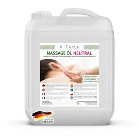 KITAMA Massageöl Neutral ohne Duft 5-Liter für Physiotherapie Thai-Massage