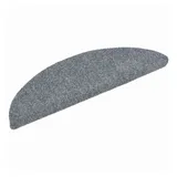 vidaXL Stufenmatten Selbstklebend 30 Stk. Hellgrau 56x17x3 cm