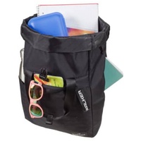 Walker Schulrucksack Roll Top Kunstfaser schwarz