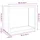 vidaXL Brennholzregal Stahl 100 x 40 x 80 cm Weiß