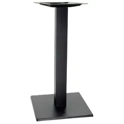 Quadratische Tische 70X70 cm COMPACT PREMIUM Farbe Kastanienholz. Bar- und Restaurantmöbel für den Innen- und Außenbereich - quadratische Basis.