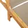 vidaXL Sonnenliege Taupe Massivholz Akazie und Textilene