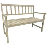 Estexo Gartenbank 120 x 57 x 91 cm Weiß