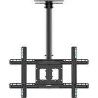 ONKRON Deckenhalterung für TV 32"-80" max 68 kg, neigbar-drehbar, schwarz N1L