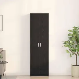 vidaXL Kleiderschrank 55 x 159 x 25 cm Schwarz/Eiche