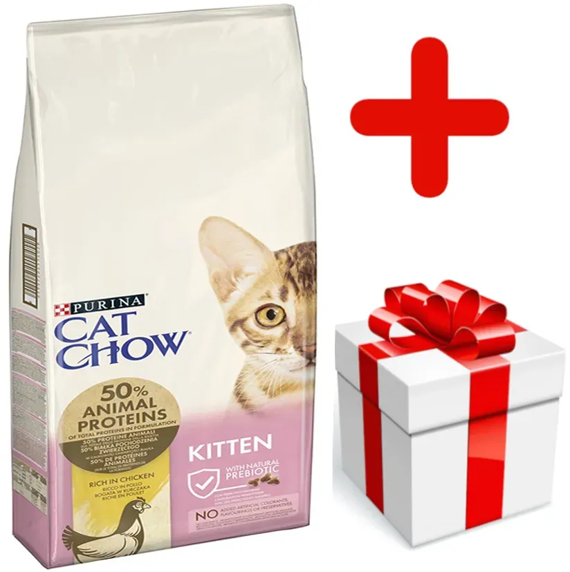 PURINA CAT Chow 1,5kg Kitten Chicken + Überraschung für die Katze (Rabatt für Stammkunden 3%)