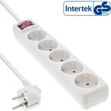 InLine Steckdosenleiste 1,5 m Weiß 5 St.