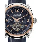 Ingersoll The Michigan Automatik Blau Leder 45 mm I01101B