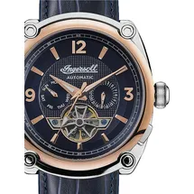 Ingersoll The Michigan Automatik Blau Leder 45 mm I01101B