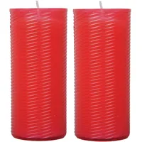 HS Candle Grabkerze 13 cm rot