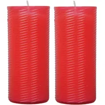 HS Candle Grabkerze 13 cm rot