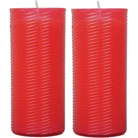 HS Candle Grabkerze 13 cm rot