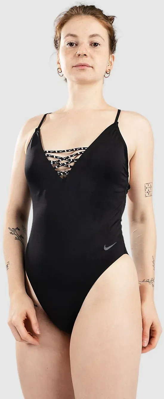 Nike Swim Crossback Badeanzug black Gr. L
