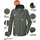G.I.G.A. DX Herren Funktionsjacke/Outdoorjacke mit Kapuze GS 80 MN JCKT, olivgrün, L,