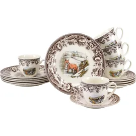 CreaTable Haydon Grove Bunt Kaffeeservice 18-tlg. mehrfarbig