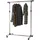 Homcom Garderobenständer 45x95x86 cm silber