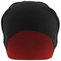 URBAN CLASSICS Reversible Jersey Beanie Beanie schwarz/rot