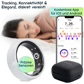 ideoon Smart-Ring Größe 65 / 65 mm Weiß