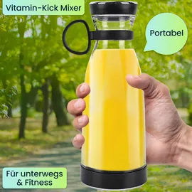 ideoon home Mobiler Smoothie Maker 300ml Standmixer