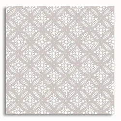 Ava 20 Servietten 33x33cm Einweg Tischservietten zum Falten Papierservietten für Hochzeit Geburtstag Party Taupe mit orientalischem Muster Ornamenten