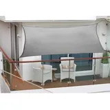 Floracord Balkonsonnensegel Anthrazit 270 cm x 140 cm