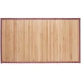 Relaxdays Bambusmatte Braun 80 x 45 cm