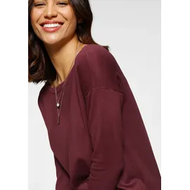 LAURA SCOTT Longpullover in rotbraun, | Gr. 40,