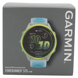 Garmin Forerunner 570 47 mm Steinweiss/Amp Yellow Aluminium