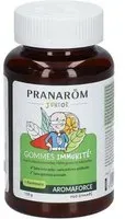 PRANARÔM - Aromaforce Junior Gommes Enfant Imunité Ravintsara Renforce Les Défenses Naturelles Aux Huiles Essentielles Vegan Sans Colorant Ni Arôme Artificiels Dès 6 Ans Cure 1 Mois Capsule(S) 60 pc(s)