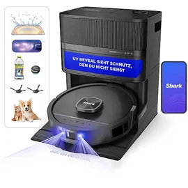 Shark PowerDetect UV Reveal 2-in-1 Saug- und Wischroboter Schwarz