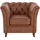 Home Affaire Chesterfield-Sessel Reims Polyester 98 x 76 x 88 cm Braun