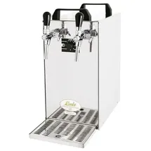 ich-zapfe Zapfanlage Kontakt 40 2- Trockenkühler Durchlaufkühler 50 Liter/h Silber