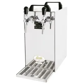 ich-zapfe Zapfanlage Kontakt 40 2- Trockenkühler Durchlaufkühler 50 Liter/h Silber