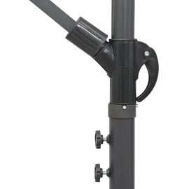 vidaXL Ampelschirm Ø 300 cm Schwarz