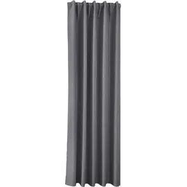 Gardinenbox Premium Verdunkelungsvorhang HxB 245x140 cm Dunkelgrau »Boston Dark« 100% Verdunkelung mit Multibandaufhängung, 2023600
