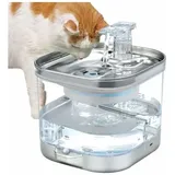 Kabelloser Katzenbrunnen, 2 L Automatischer Trinkbrunnen Für Katzen Und Hunde Mit Bewegungssensor, Batteriebetrieben, Superleise Wasserpumpe Und 3 Filtern, Für Haustiere