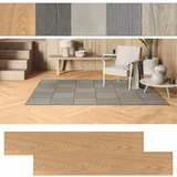 UISEBRT Pvc Bodenbelag Selbstklebend, Vinylboden Holz-optik, 91,44 X 15,24 X 0,2 Cm, 2,5m2 18 Stück, Laminat Klebefliesen Boden Laminatboden, Wasserfest Schalldämmung - Uisebrt