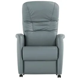 Hukla Relaxsessel Tobias Leder 75 x 105 x 88 cm Blau elektrisch