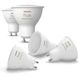 Philips Hue White & Color Ambiance GU10 LED Spot 5Er Pack (400 Lm), Dimmbare LED