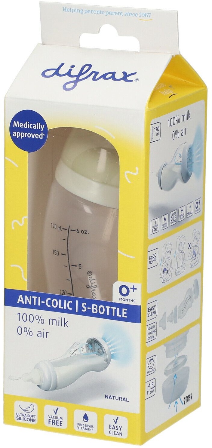 difrax® Anti-Kolik Babyflasche S Wide