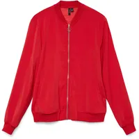 Vero Moda Damen Vmcoco L/S Bomber Ga Noos, Ribbon Red, x_s