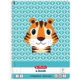 Herlitz Spiralblock A4 Lineatur 27 Motiv Tiger