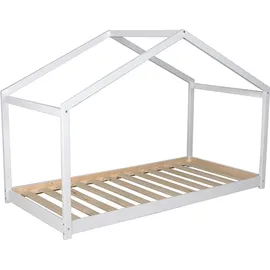 Weber Industries HAUSBETT Koala MIT LATTENROST/ Kinderbett 90x190 - Weiß